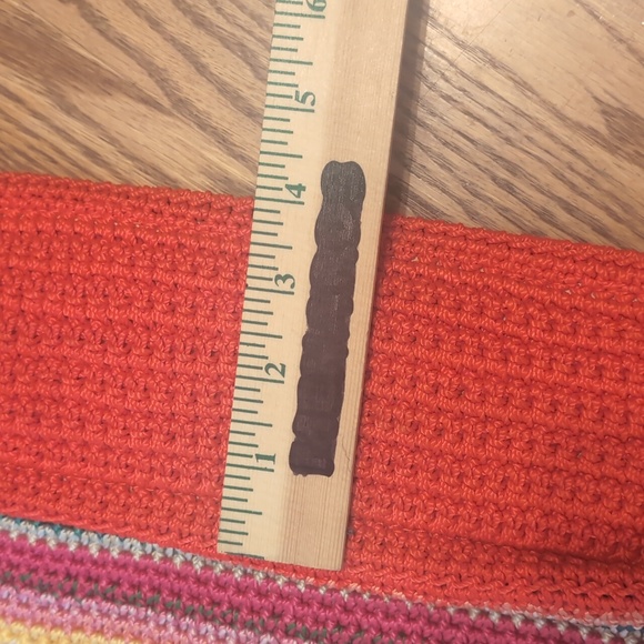 The Sak rainbow colored crochet boho Sak bag - Picture 13 of 15